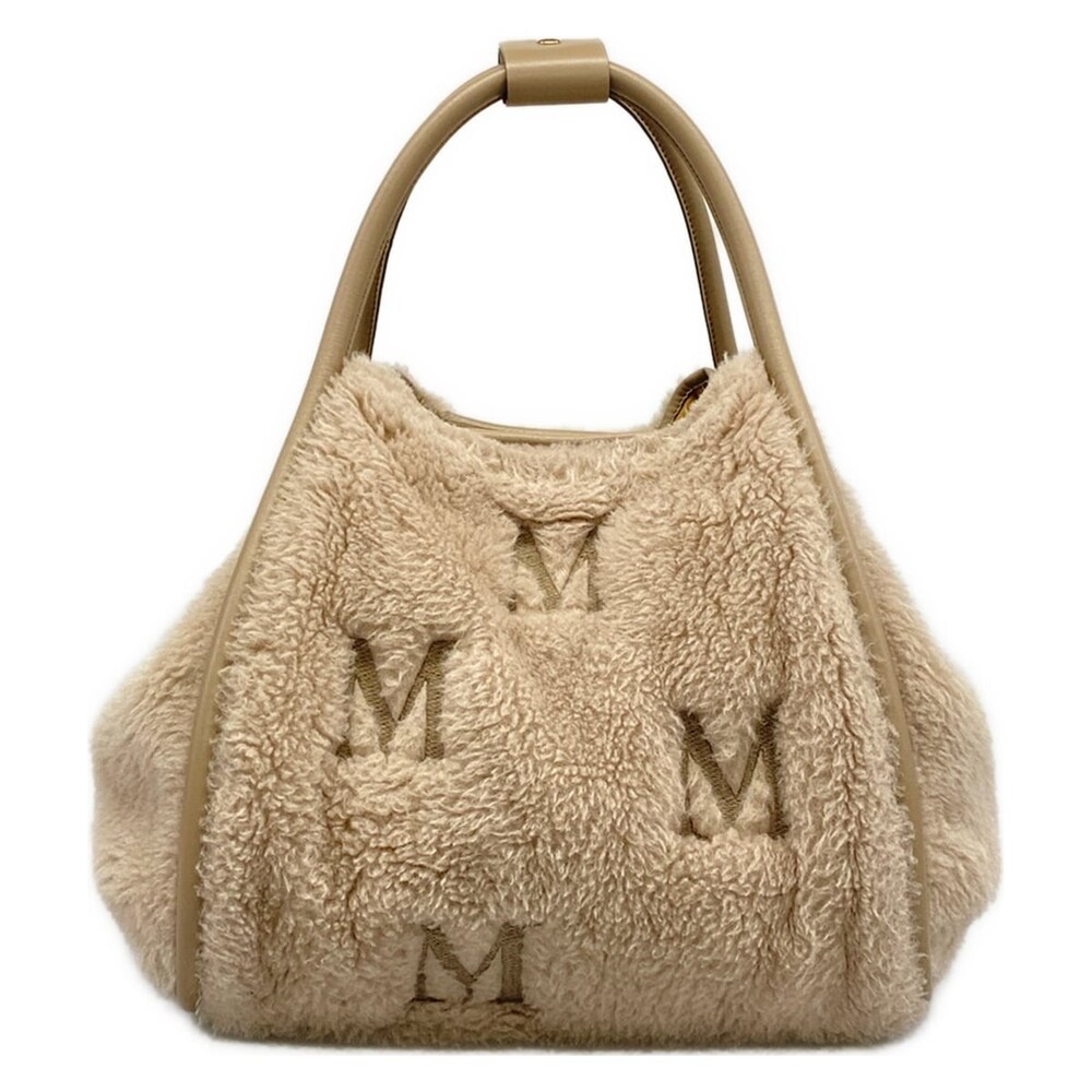 Max Mara Beige Chemical Fiber Leather #305542M64B